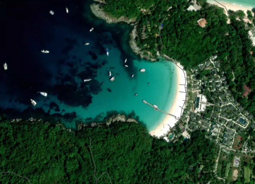 batok bay koh racha aerial orientation